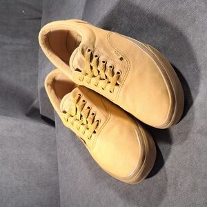 Vans Era Vansbuck Tobacco Brown/Tan Leather Lace Up Sneakers VG- US 13